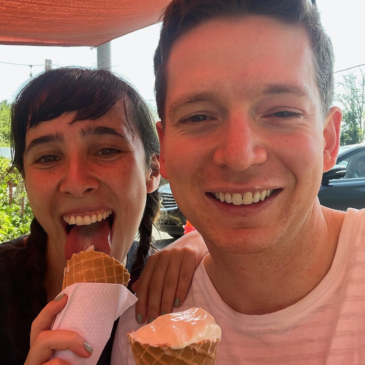 Ice cream in the Poconos