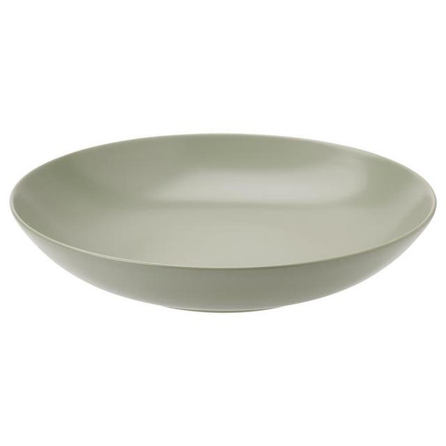 FÄRGKLAR Serving bowl, matte green