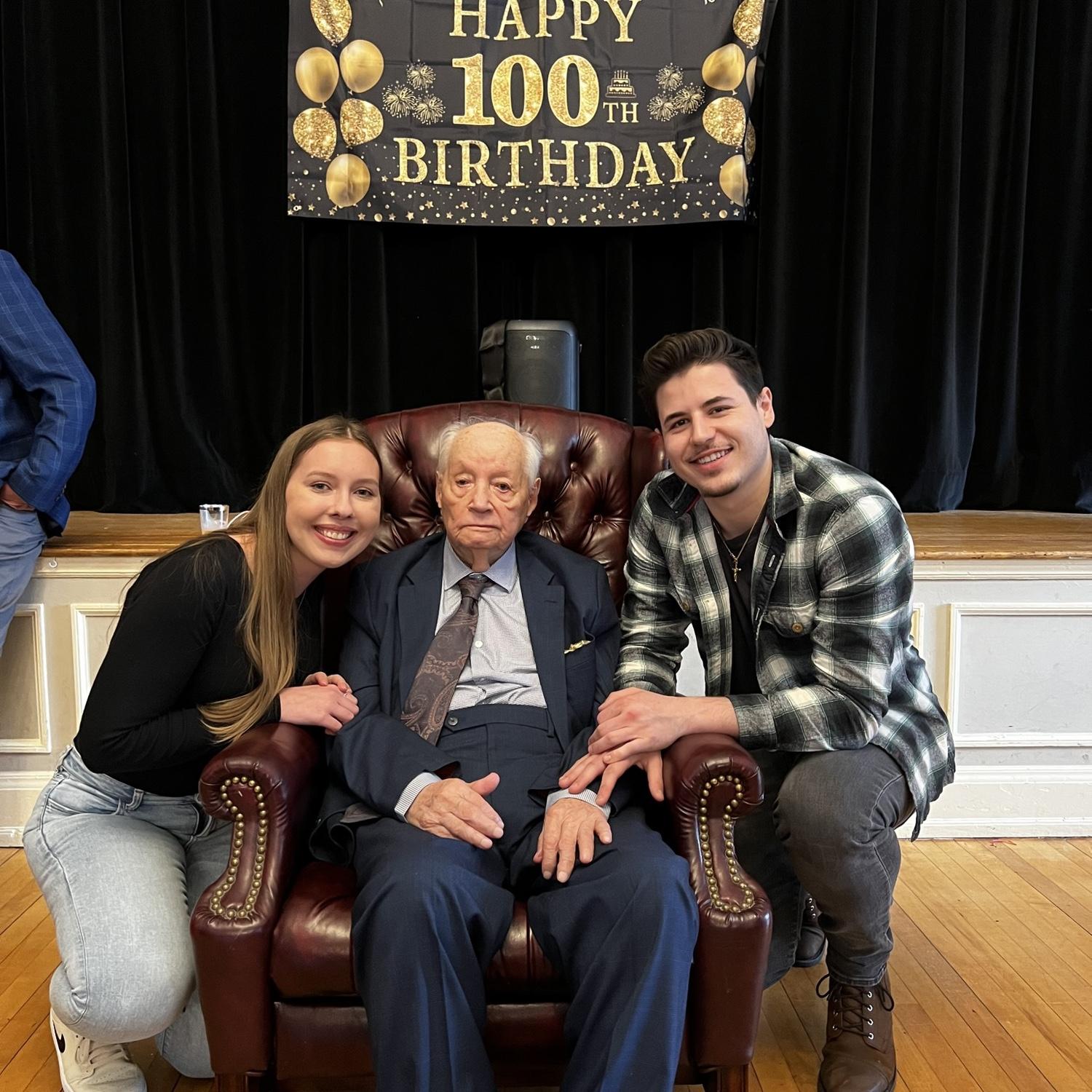 Grandpa Al’s 100th birthday party! May 2023