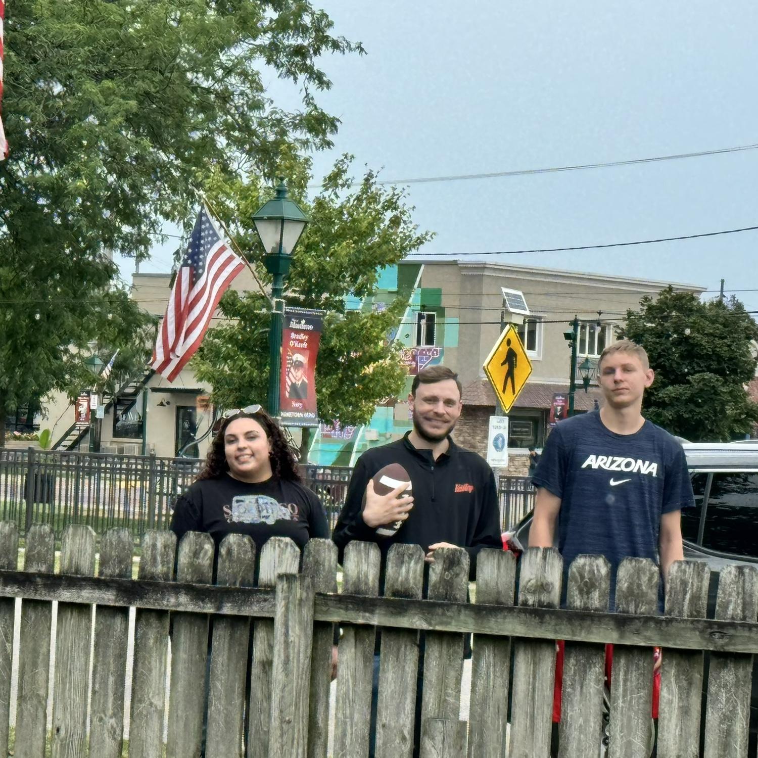 Spending time in Zach’s grandparents home town