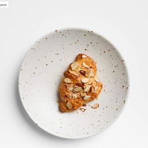 Craft Espresso Stoneware Coupe Salad Plate + Reviews | Crate & Barrel