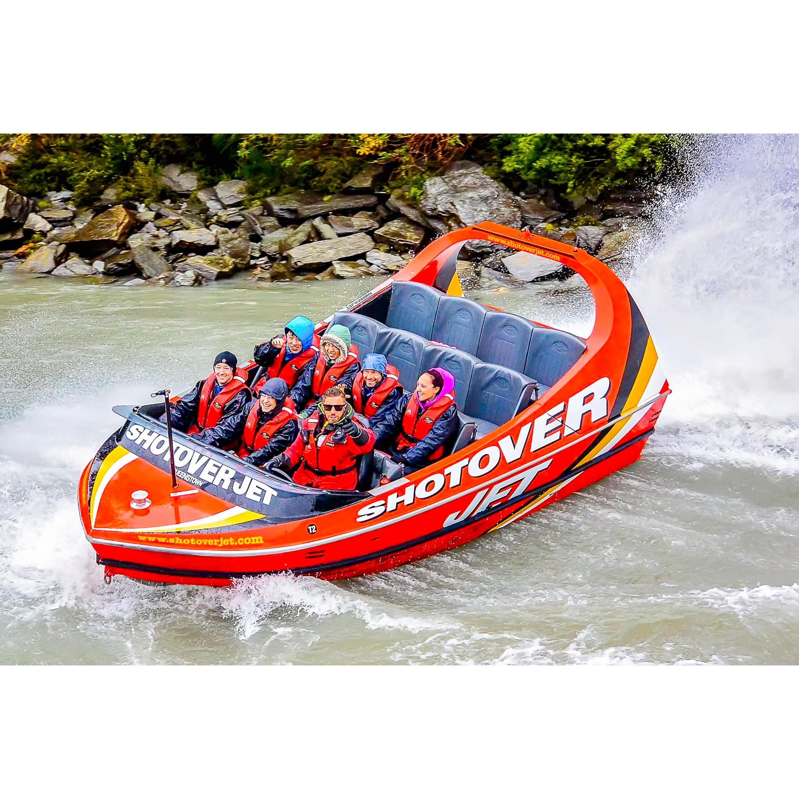 Shotover Jet in Queenstown, New Zealand