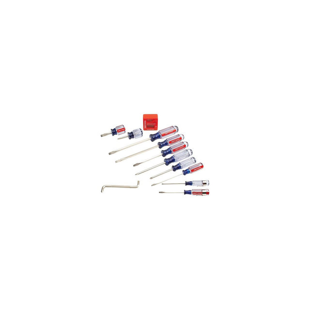 Craftsman Screwdriver Set,Phillips,Slotted,12 pcs. CMHT65044
