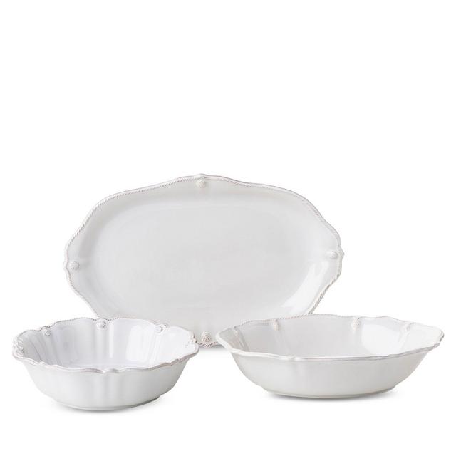 Juliska Berry & Thread Whitewash 3 Piece Serving Bundle