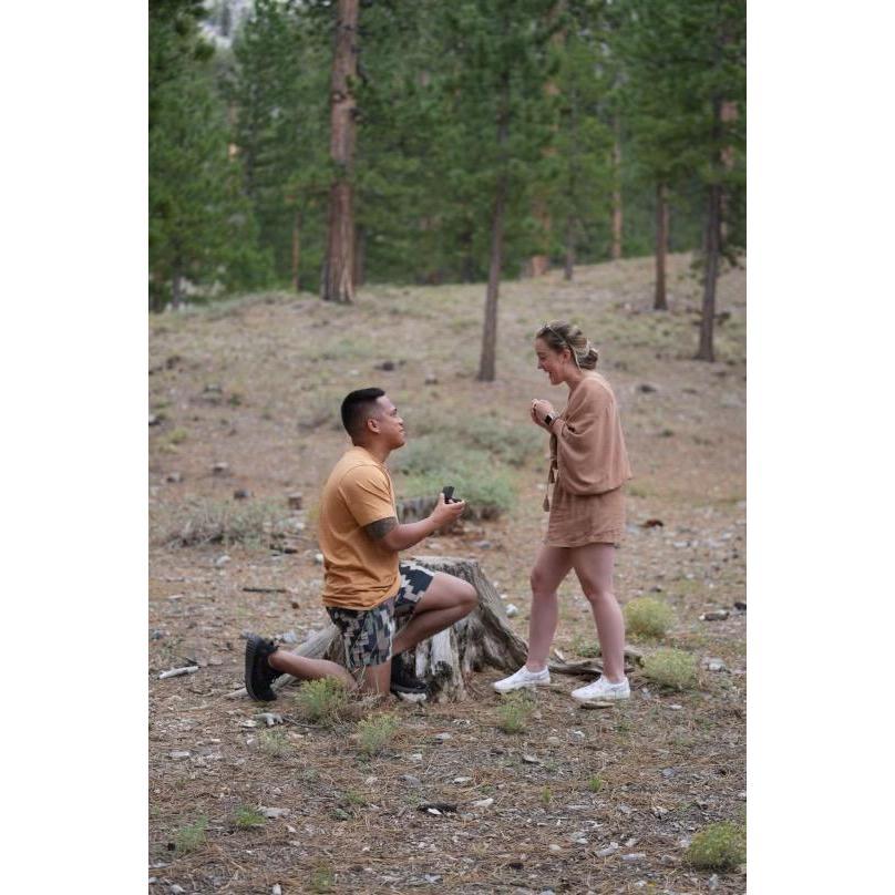 He asked... she said YES!