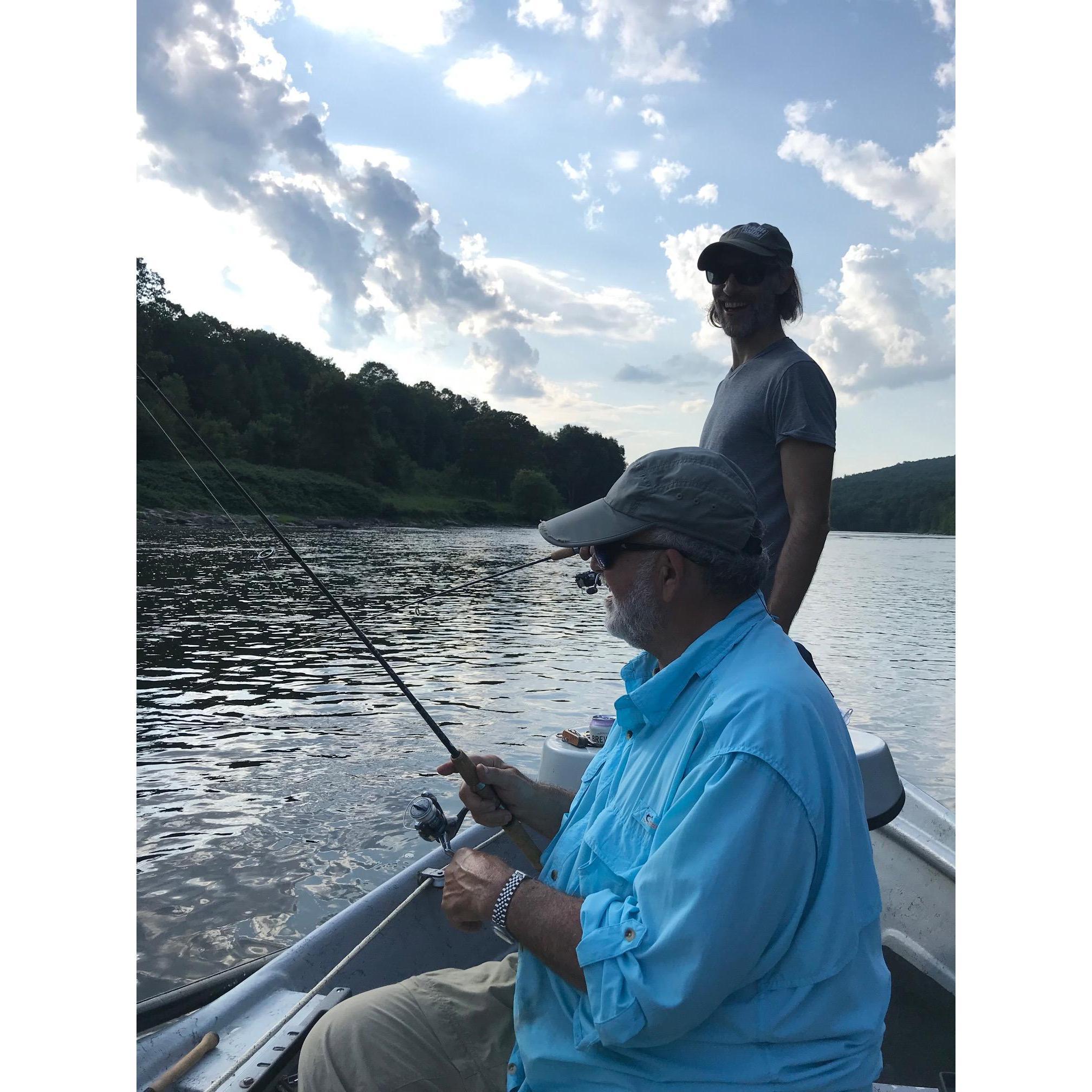 Fishing with Nick.