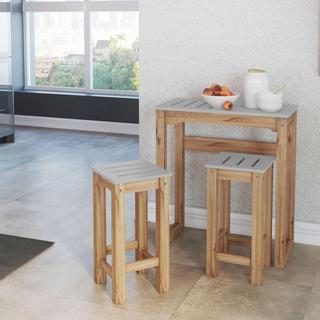 3-Piece Stillwell 31.5" Bar Kitchen Set