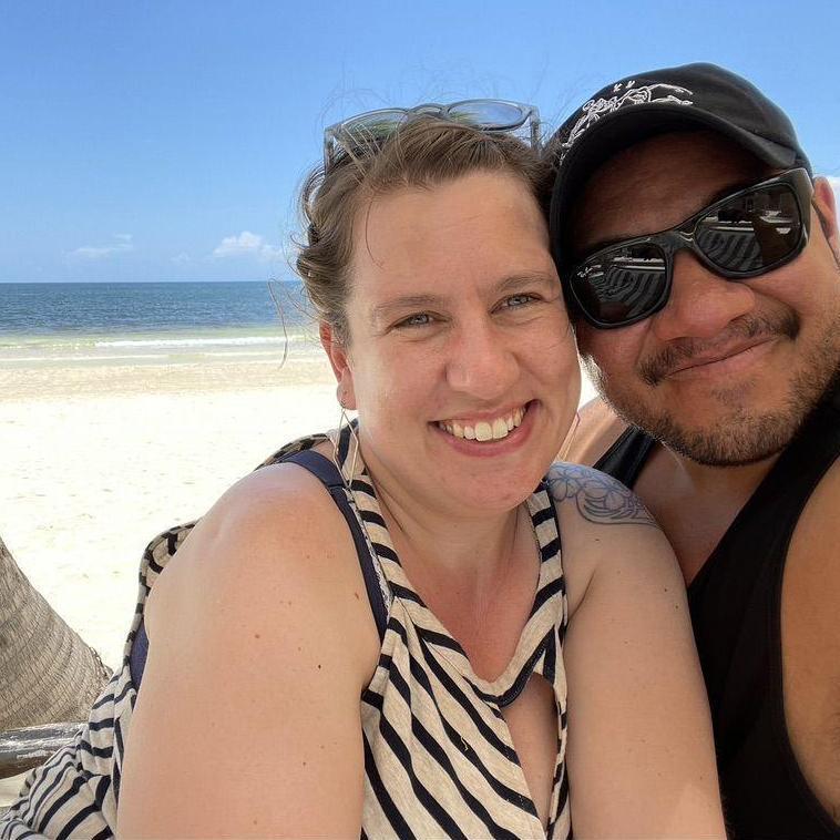 On vacation in Tulum, Mexico.