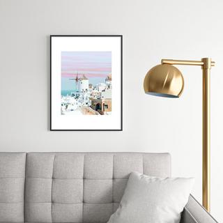 Scenic Greece Framed Art Print