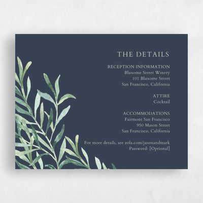 Grayed Navy, Grey Wedding Enclosure - Eastwick