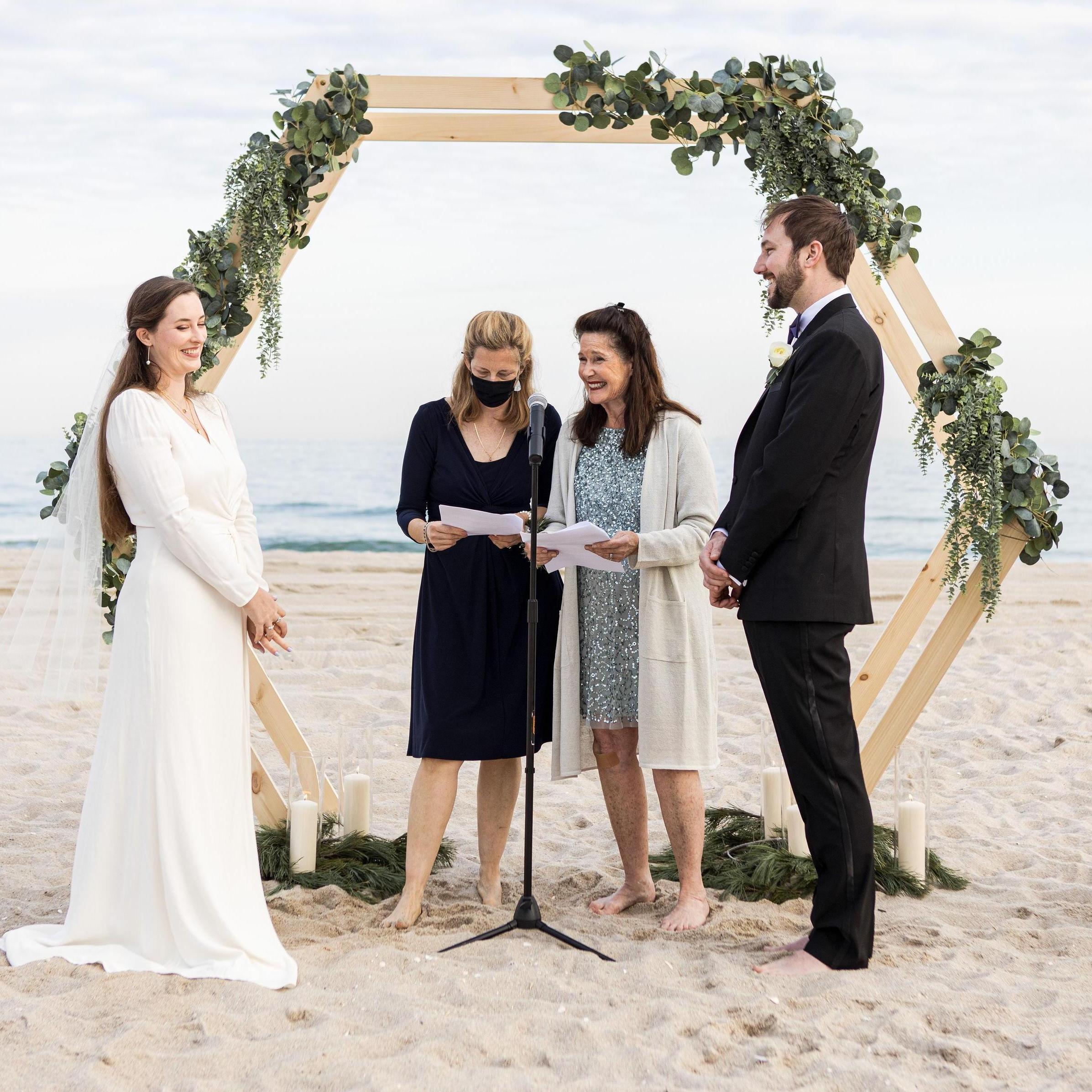 Our mothers were the most thoughtful, warm, gracious (and funny!) officiants