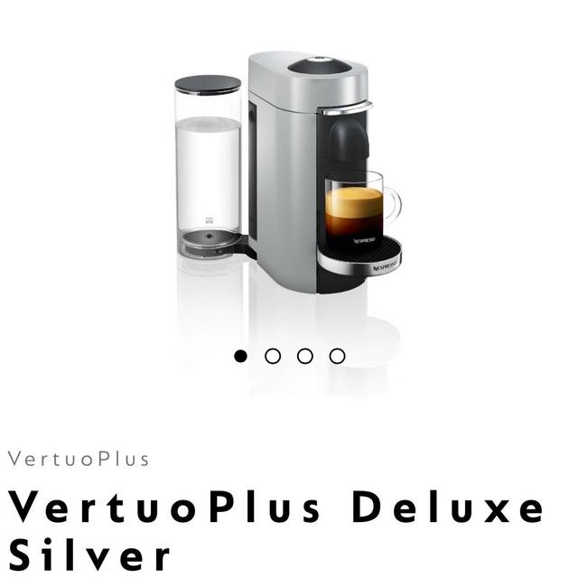 Vertuo Plus Deluxe Silver