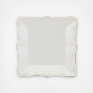 French Perle Bead Square Accent Plate