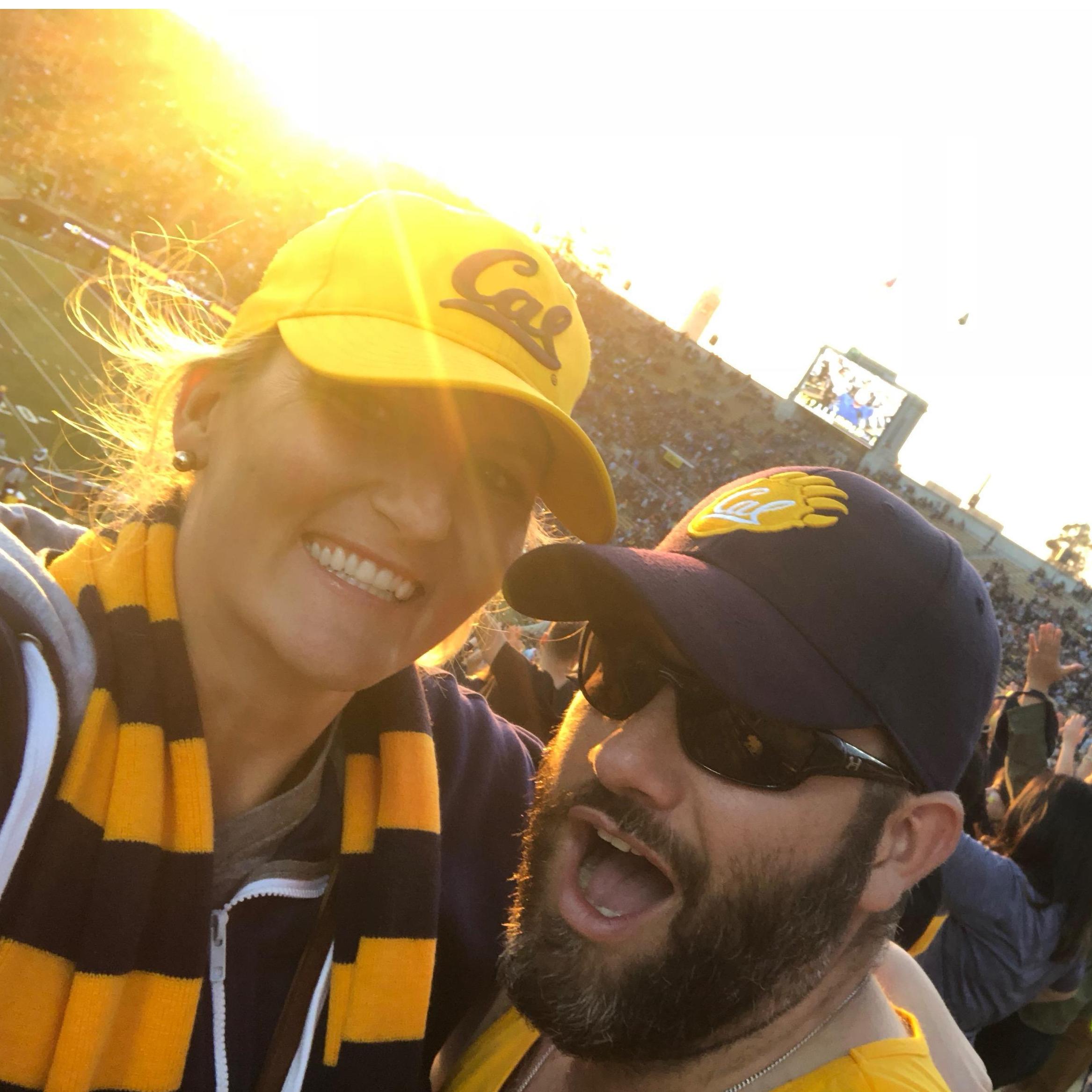 Our first Cal football game! It was a loooonnng walk home