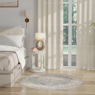 Astra Washable Round Area Rug