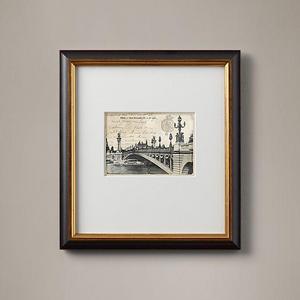 Vintage French Postcard - Riviere Paris Et Pont