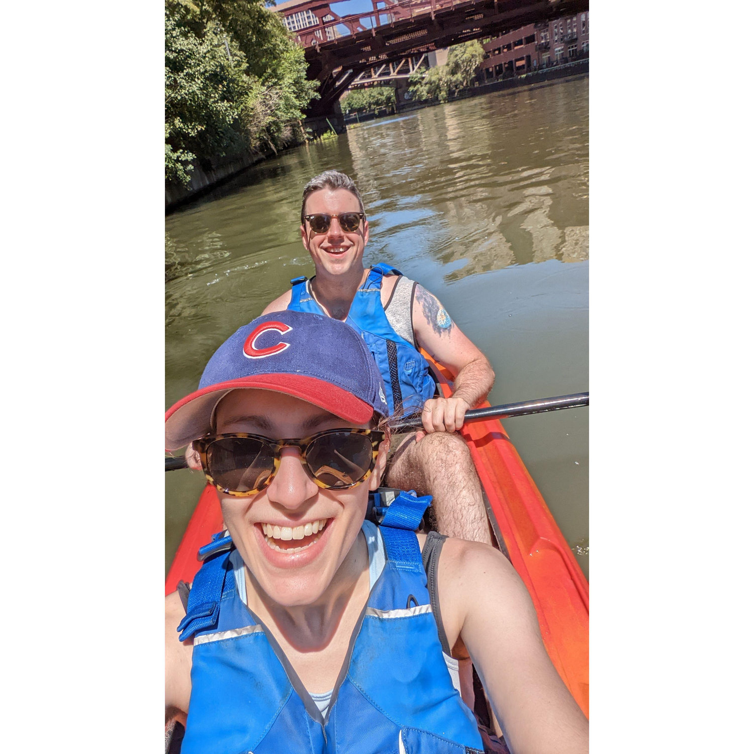 Kayaking for Connor's birthday