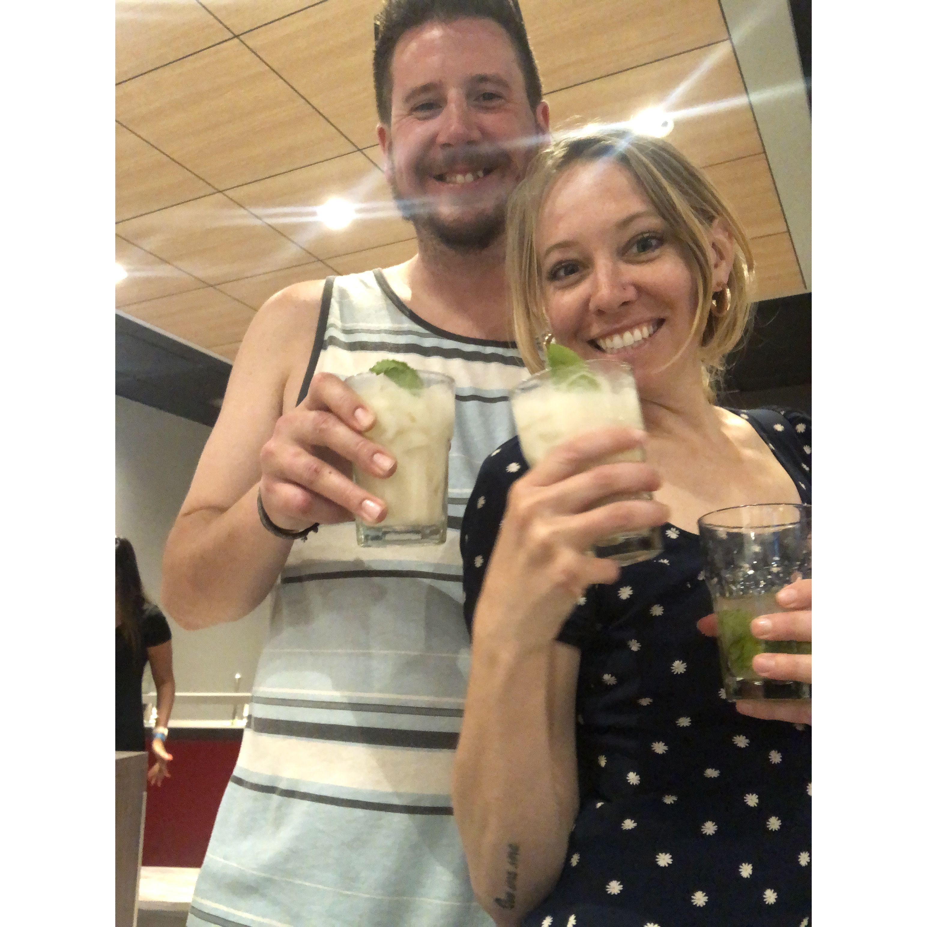 Mixology class at the Bah-CAR-DEEEEEEEE!!! campus