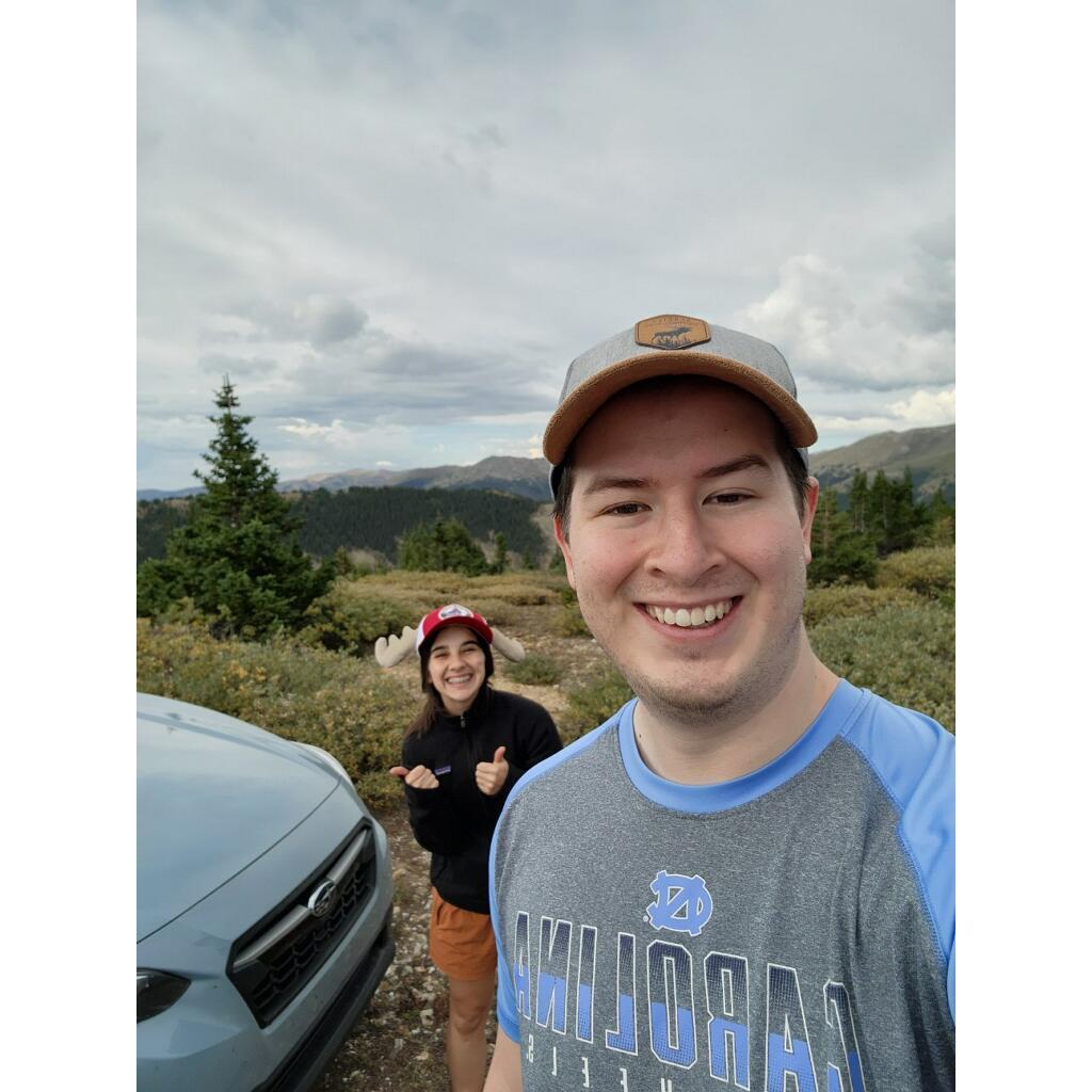 September 2022- One of our fav campsites in Colorado after getting some lunch at the Hungry Moose Caboose cafe!