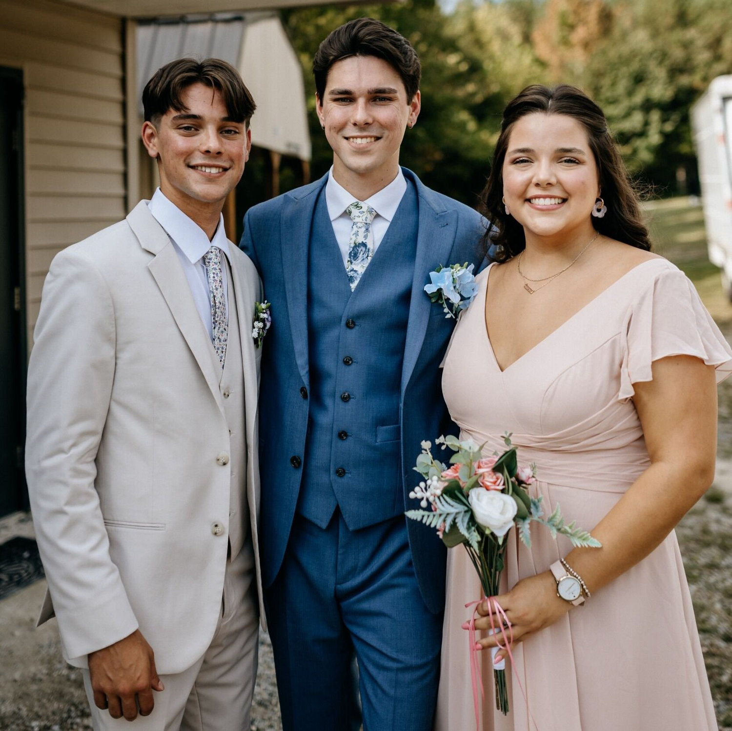Ethan, Daniel, and Rebekah on Daniel's wedding day! 09/21/2024