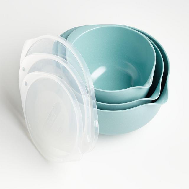 Rosti Green Pebble Margrethe Bowls, Set of 3: 2-, 3- and 4-l