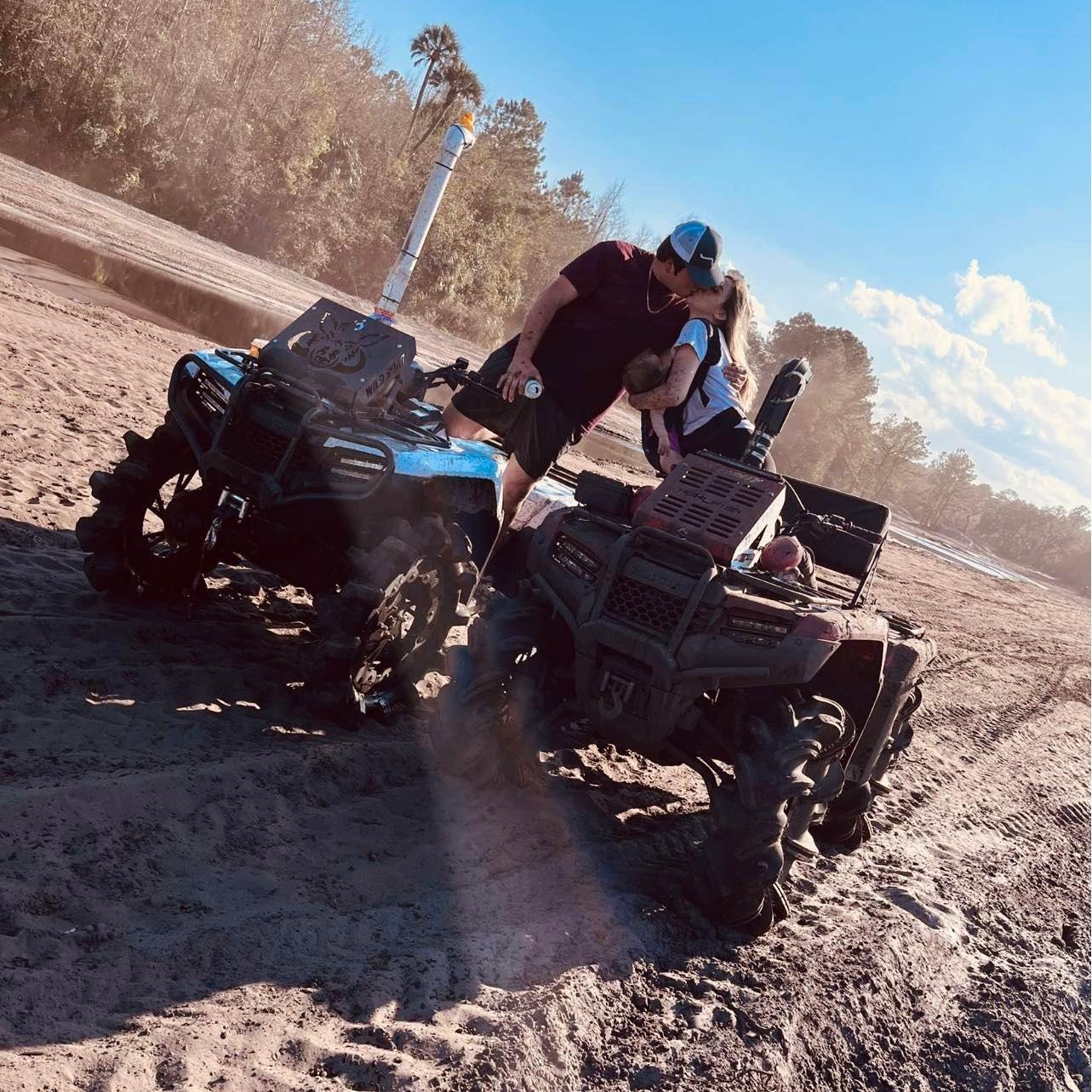 "I can hardly wait, to get a little mud on the tires" <3