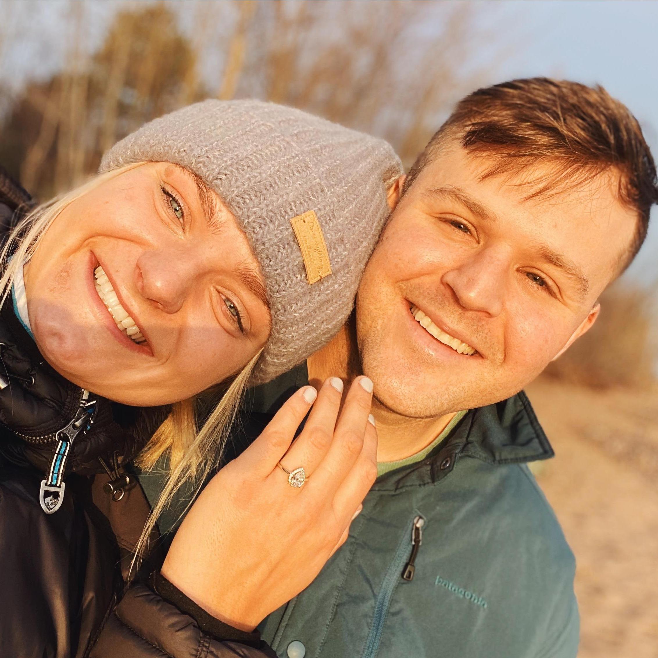 The morning Mike asked me to marry him. Saturday, November 7th at sunrise on the beach. So special!
