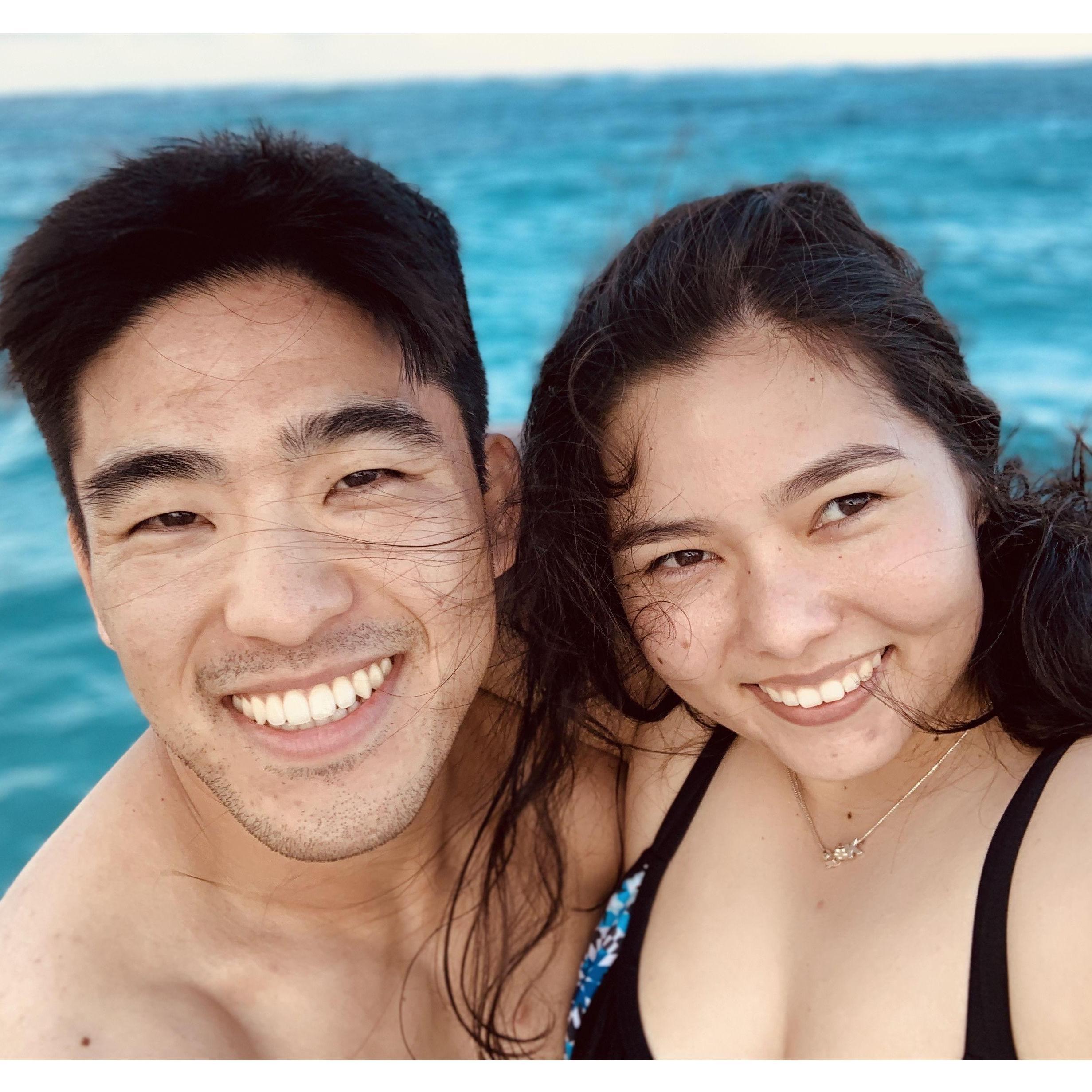 Aaron invited Tiara to his friends' wedding in Dominican Republic, just a couple months after we started dating!