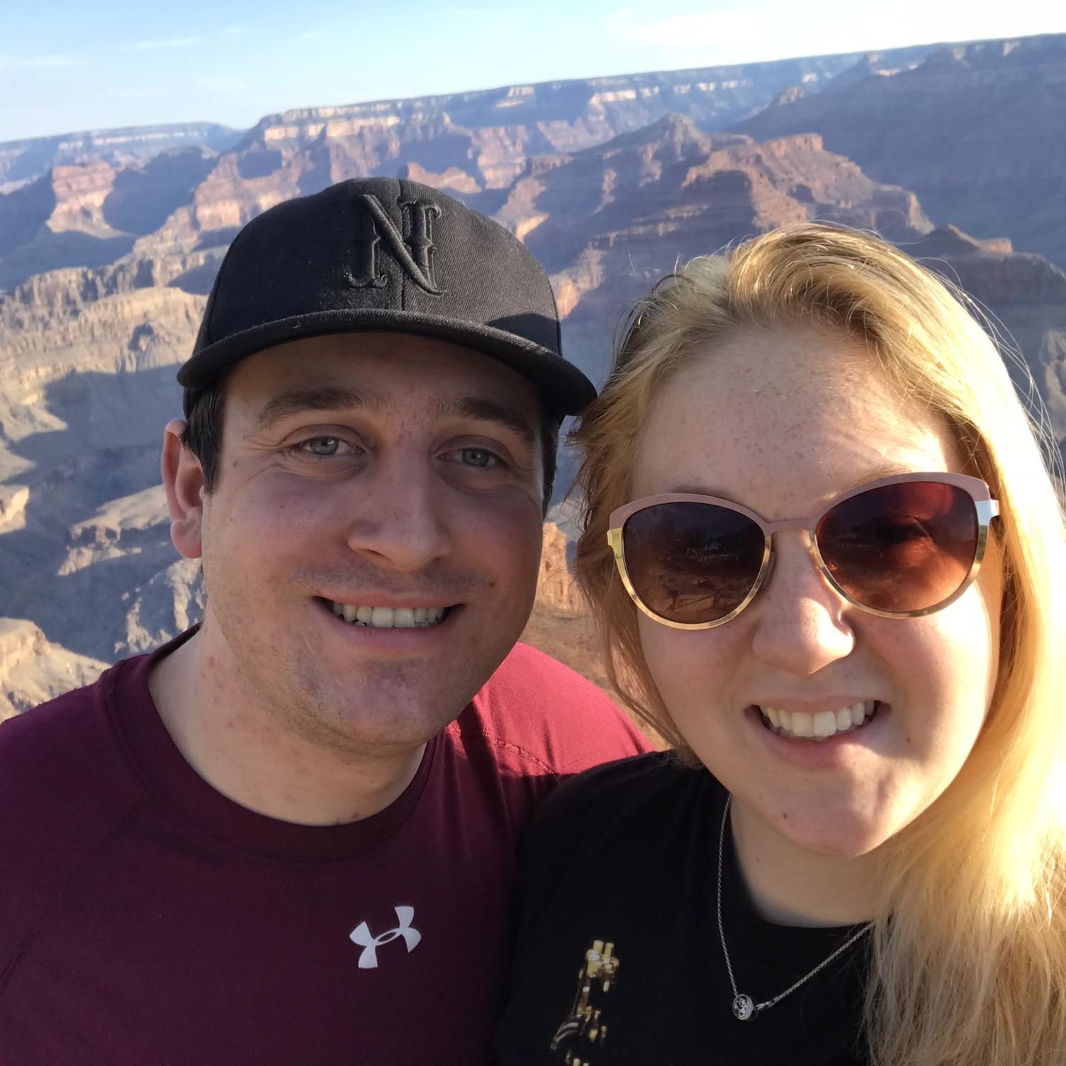 Brad & Amber Dawn at the Grand Canyon, 2018