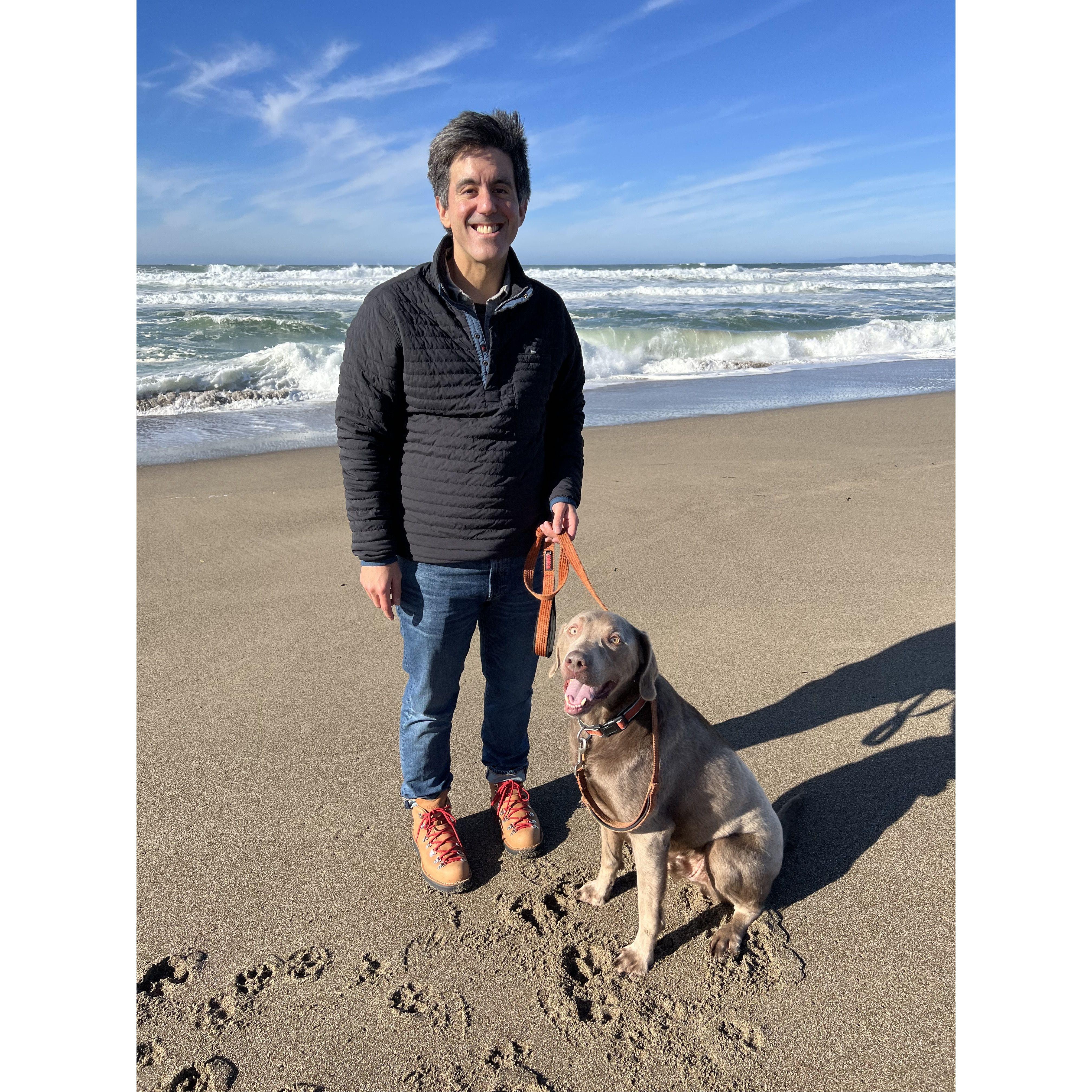 Gryffin's first New Years in California!