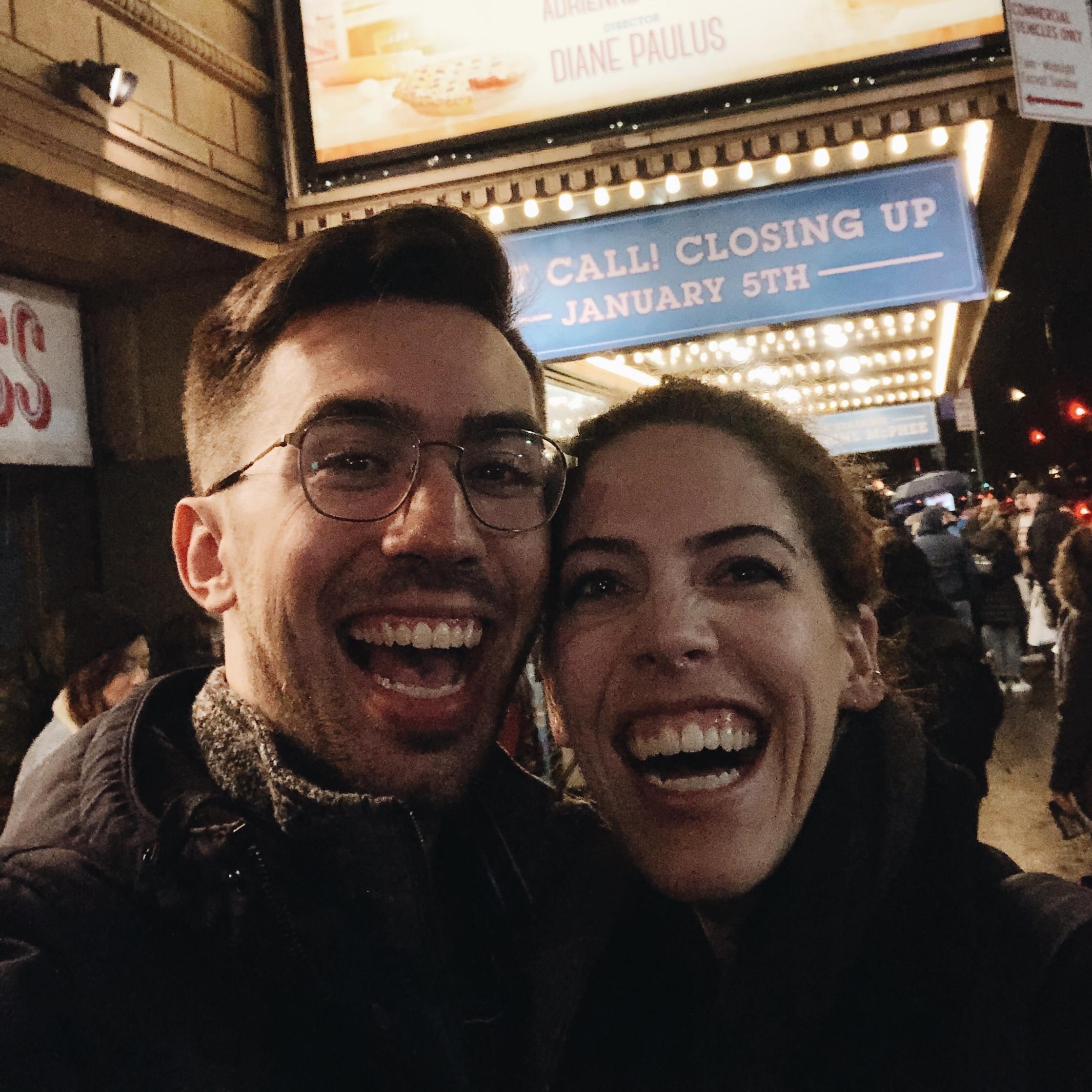 We love Broadway! P.S. The Drew and Kate pose strikes again.