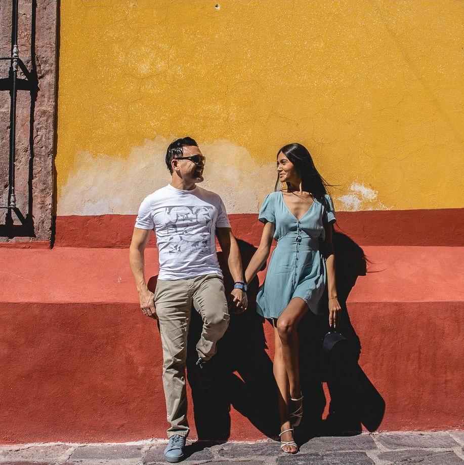 San Miguel de Allende, un fotográfo nos tomó unas fotos muy bonitas.