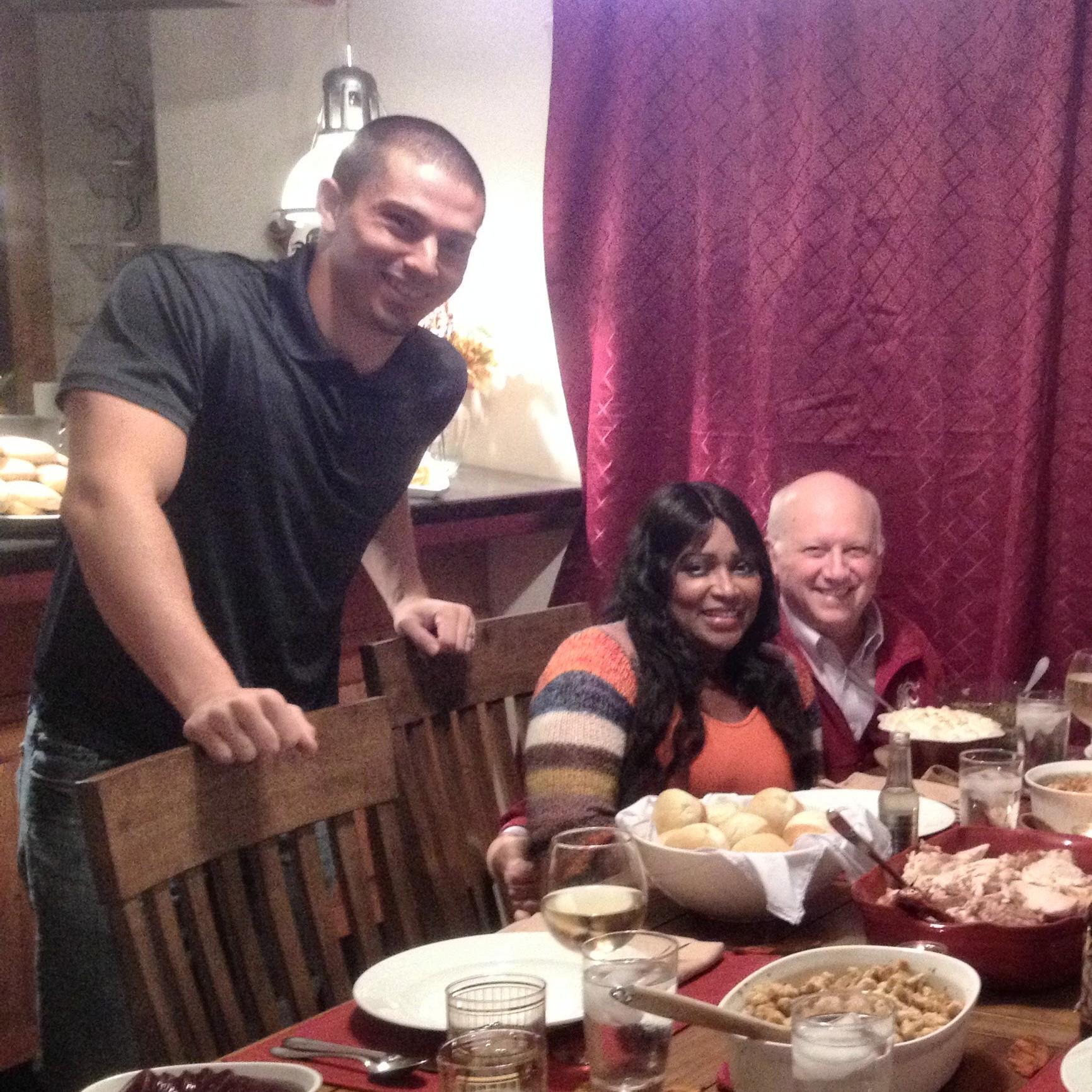 November 27th 2014 - Laramie WY - Thanksgiving Day with son-in-law and daughter, Jason & Bree Dronen, a fabulous young adult couple. They make us so proud. Their hospitality the best there is.