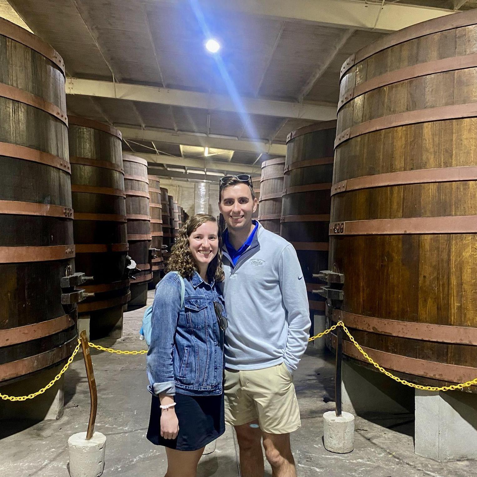 Touring LA Cetto winery in Ensenada, Mexico during our Disney cruise from San Diego.