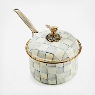 Sterling Check  Stainless Steel 2.5 Qt. Saucepan