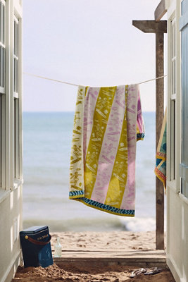 Gela Cotton Jacquard Beach Towel