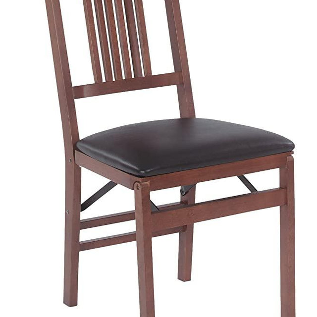 Stakmore True Mission Folding Chair Finish, Set of 2, Fruitwood