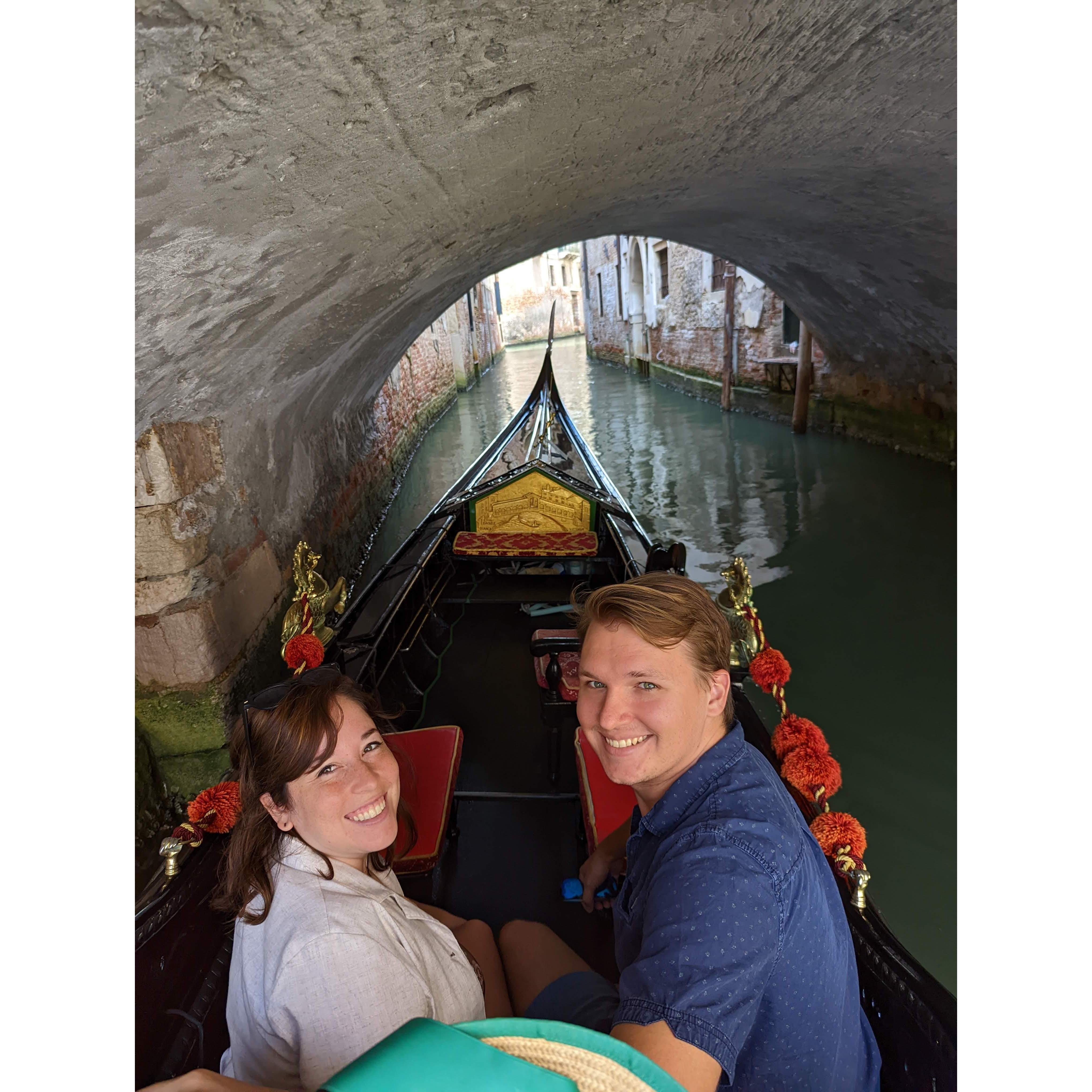 Audrey and Kasey's first international trip to Italy! Kasey doesn't remember much of this trip, he had the flu while they were in Venice and then got food poisoning their first day at Lake Garda.