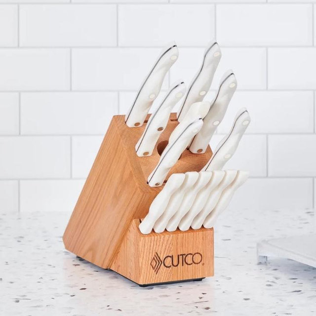 Galley + 6 Set with Block | 15 Pieces | Knife Block Sets by Cutco