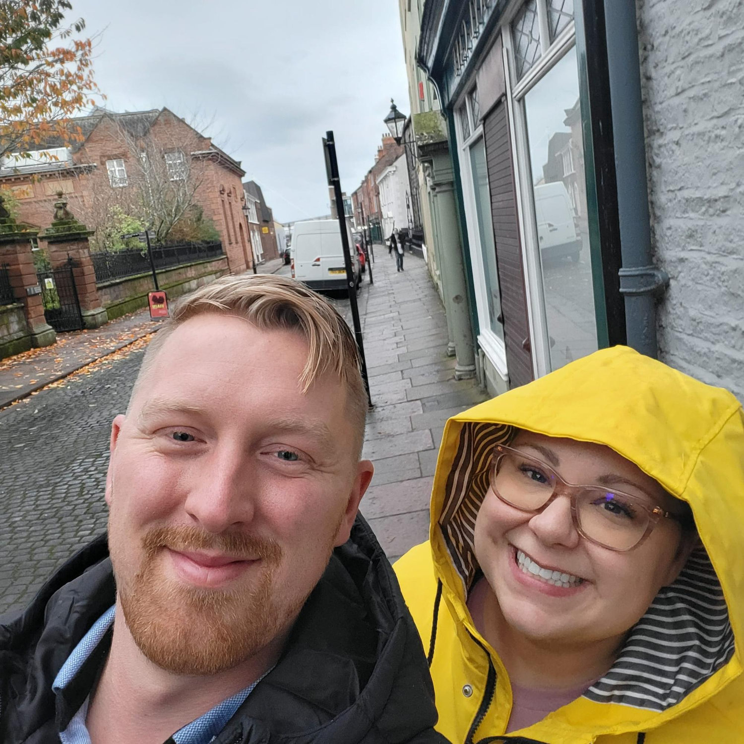 Carlisle on a rainy day.