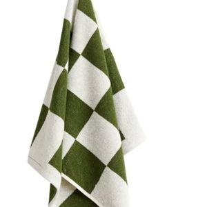 HAY Check hand towel, 50 x 90 cm, matcha