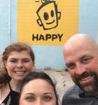 The Happy mural
