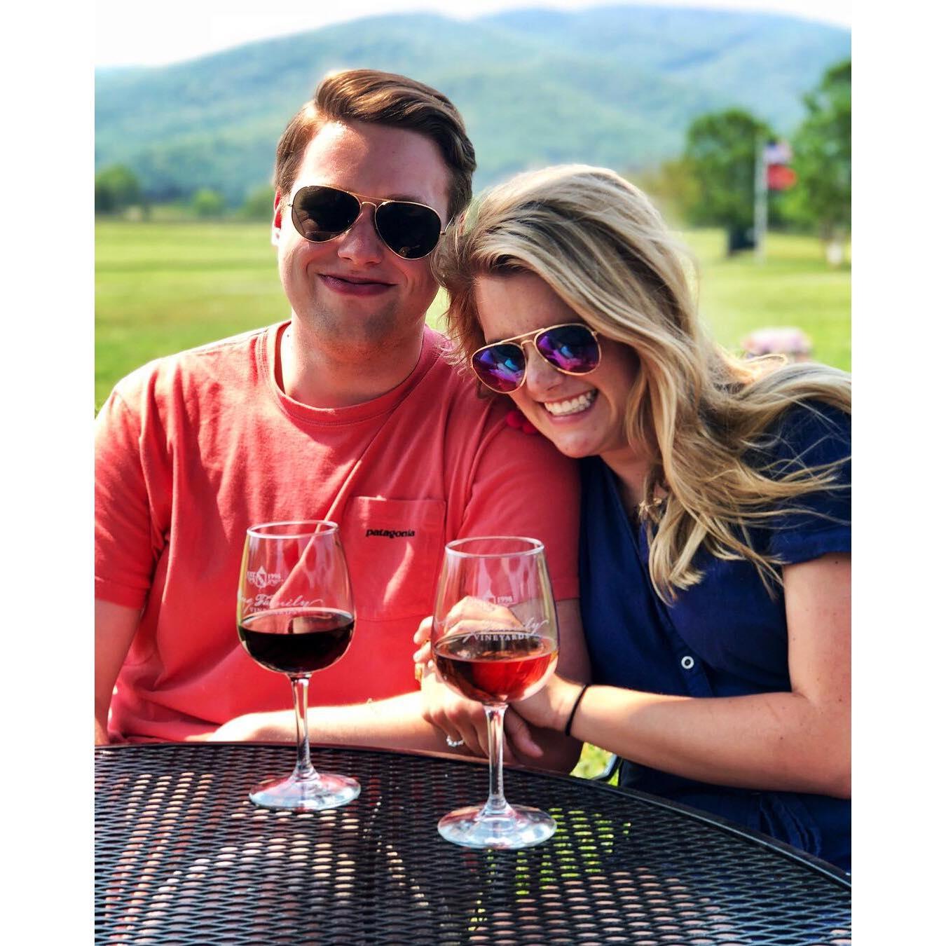 Kyle's first trip to Charlottesville!