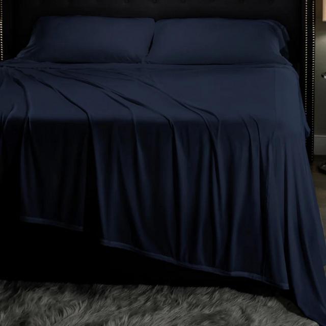 Midnight Label Sheet Set - King