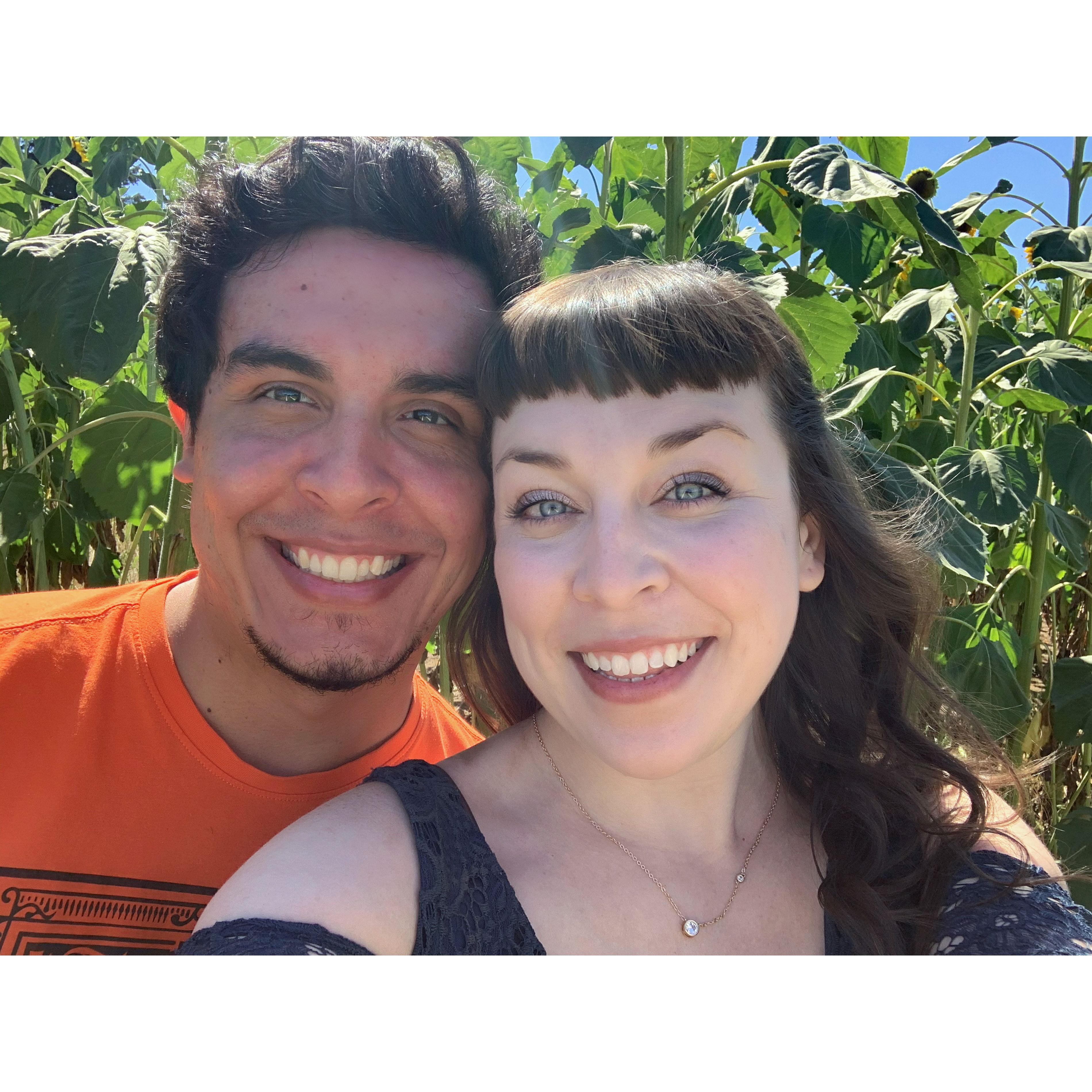Our first photo together!