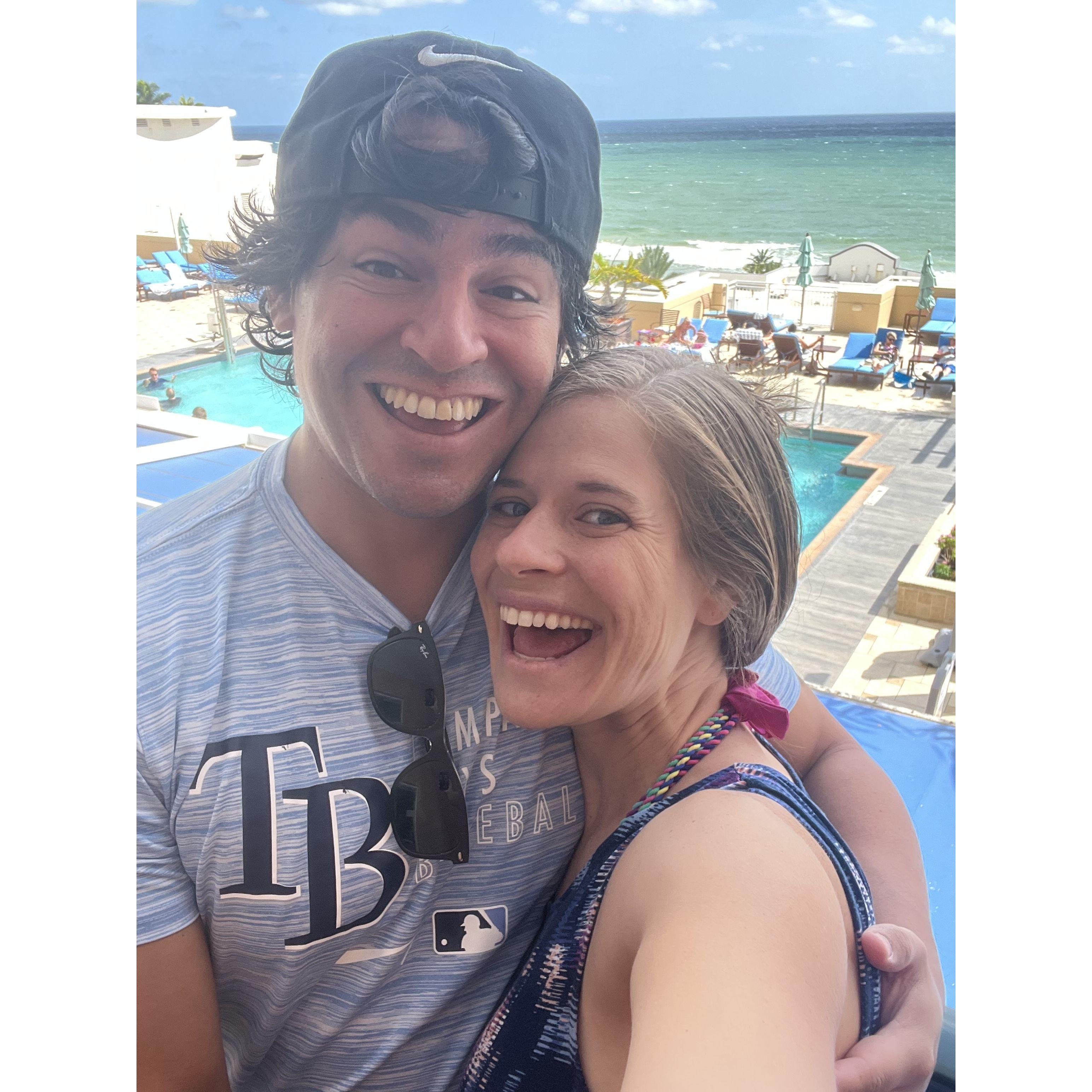 Ft Lauderdale fun (and Chris needs a hair cut)