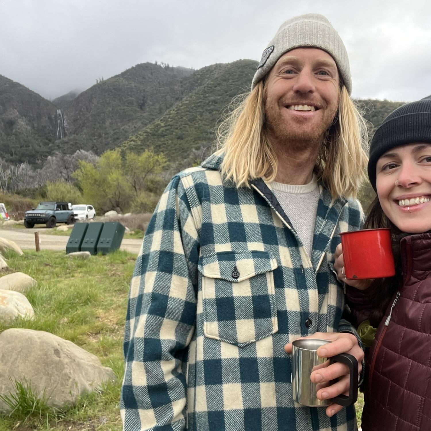 Camping at our favorite spot.