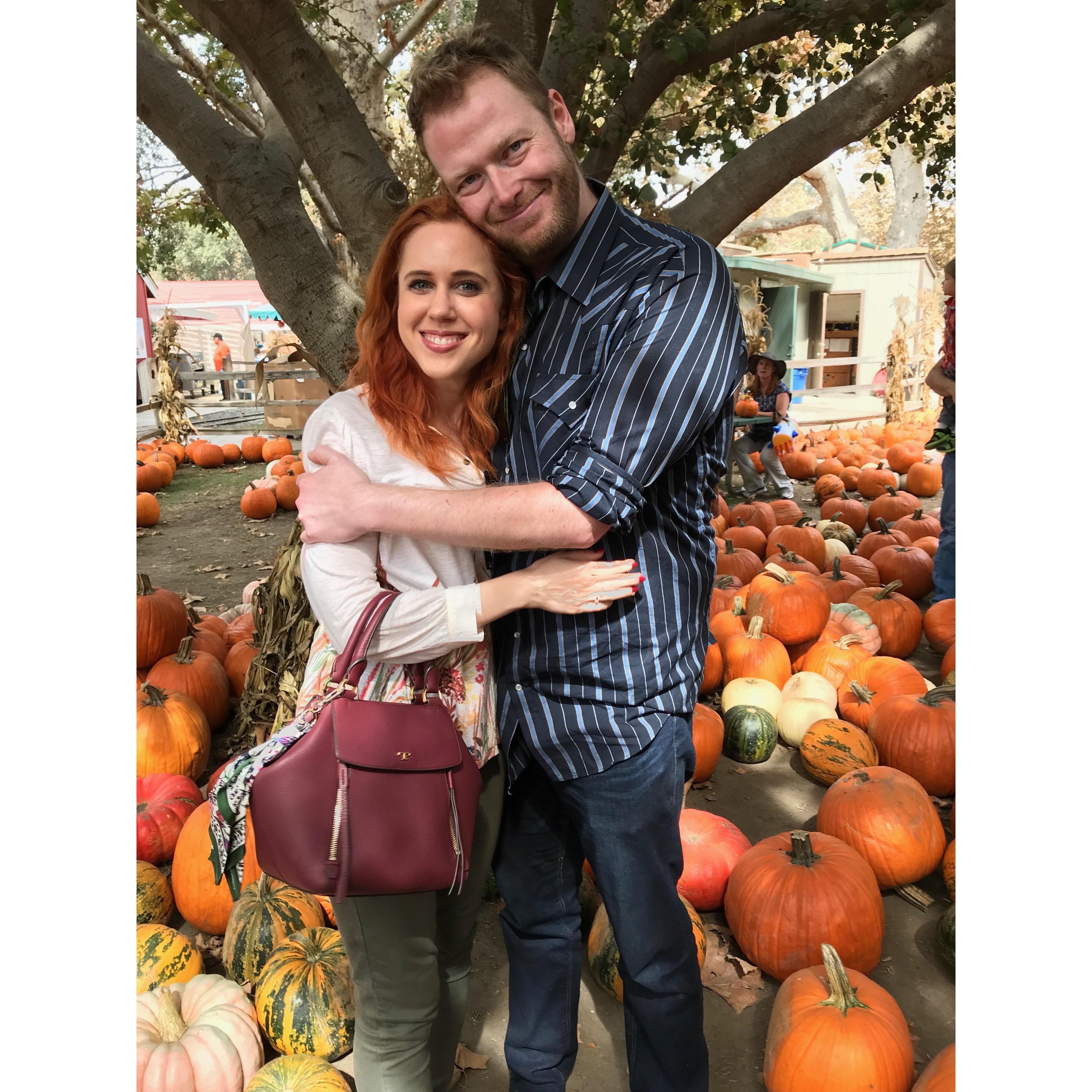 Taken at Irvine Park during Ann-Margaret's favorite month - October! - in 2018. This was around our -1 year anniversary (which, of course, we celebrated) :)