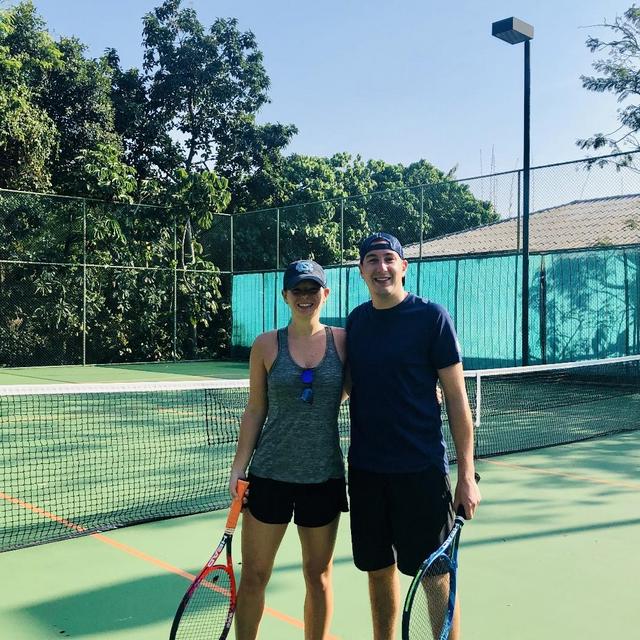 Honeymoon Tennis Duel Nate vs Caroline