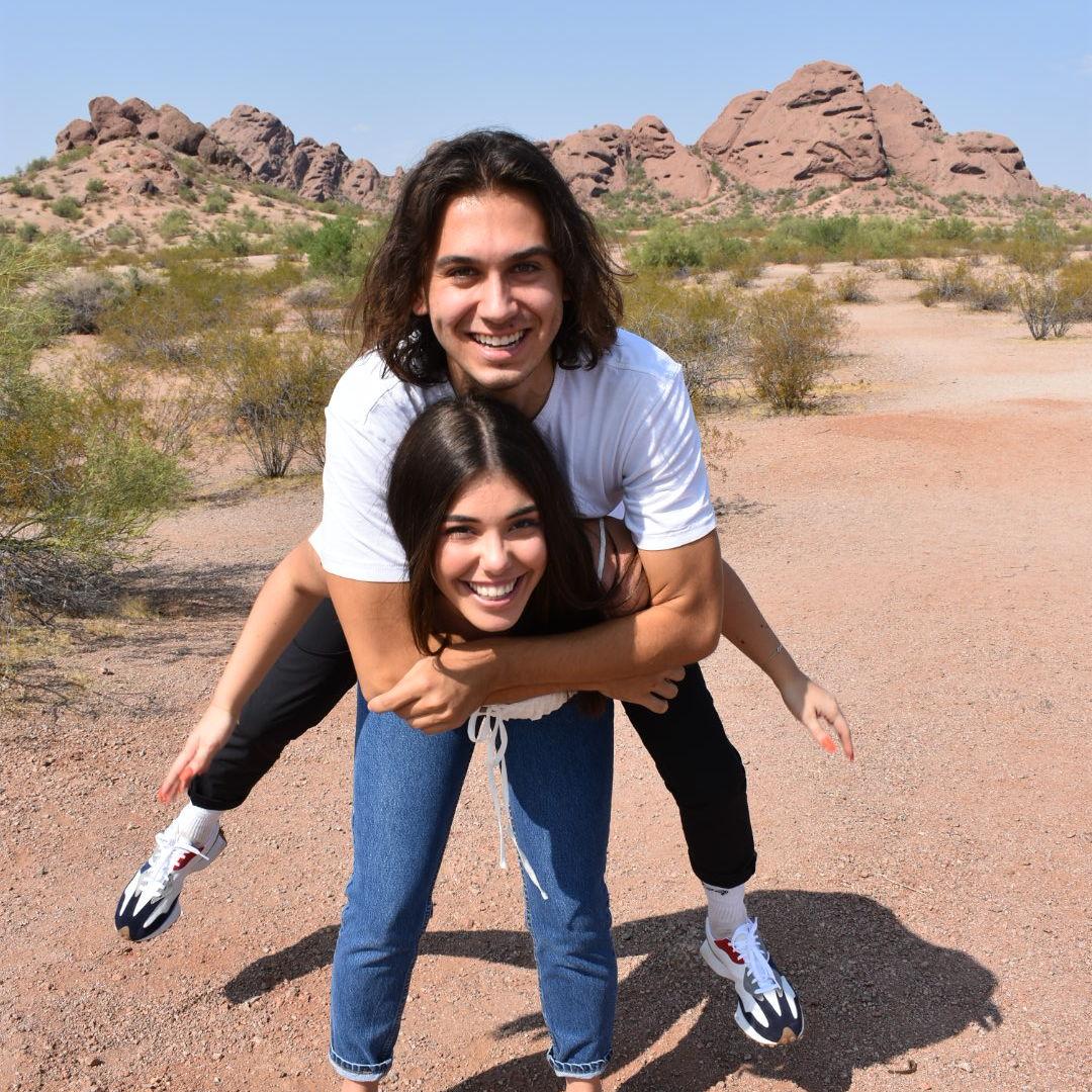 Six Month Anniversary at Papago Park, Arizona - Fall 2020